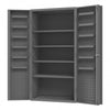 Durham Deep Door Cabinet, 14 Gauge, 4 Shelves, 12 Door Trays, 36 x 24 x 72 (DC36-4S12DS-95)