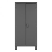 Extra Heavy Duty Cabinet, 12 Gauge, 4 Shelves, 36 x 24 x 78