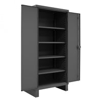 Extra Heavy Duty Cabinet, 12 Gauge, 4 Shelves, 36 x 24 x 78