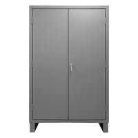 Cabinet, 14 Gauge, 4 Shelves, Legs, 48 x 24 x 78