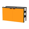 Swivel | 60" Floor Middle Unit Cabinet with 2 Height Adjustable Shelves