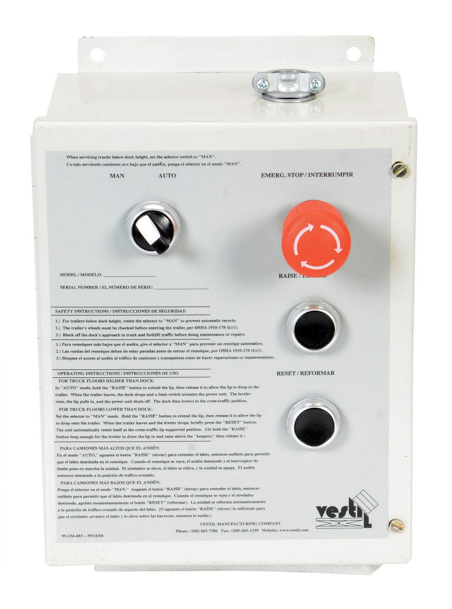 ELECTRIC HYDRAULIC DOCKLEVELER 20K 6X6 FT