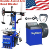 New Double Assist Arms Tire Changer Wheel Changers Machine Combo 988 680