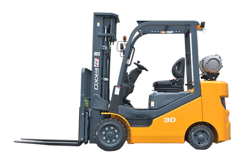 EKKO EK30SLP Forklift with Pattern Cushion (LPG) 6000 lbs