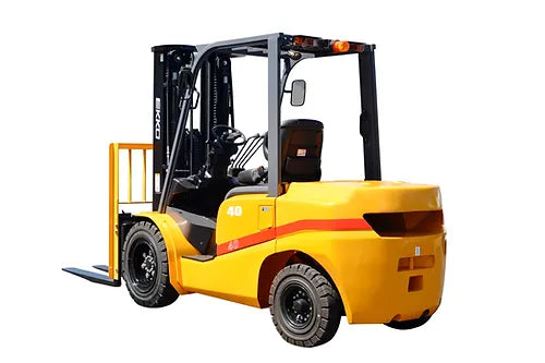 EKKO EK35D Forklift with solid pneumatic tires 7000 lbs., cap.