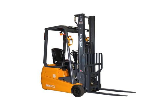 EKKO EK16A-138 3-Wheel Forklift 3500lbs., 138"Lift