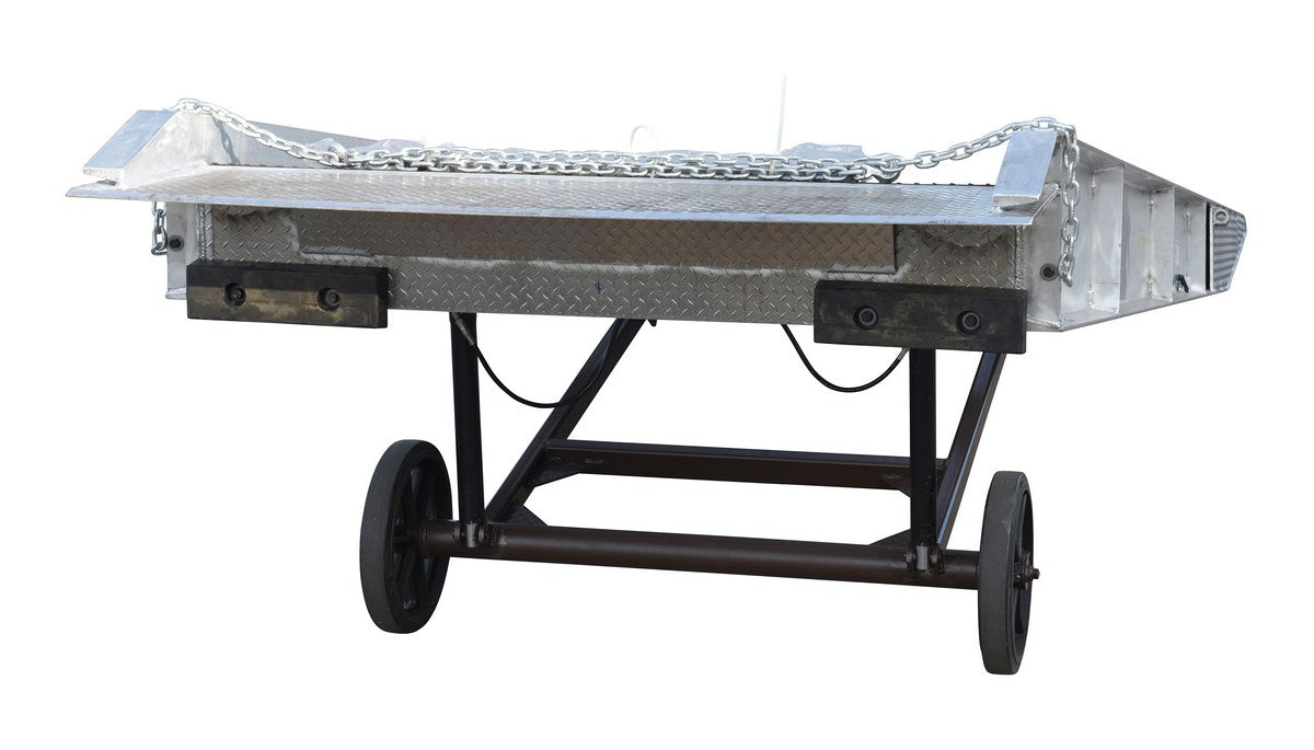 ALUM YARD RAMP STEEL GRATING 74IN X30 FT