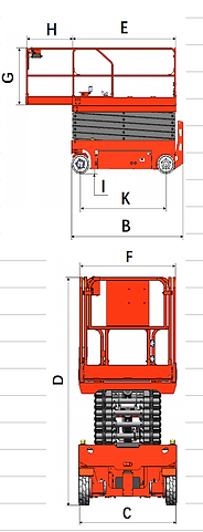 EKKO ES80E Aerial Work Platform Lift Height 26.2' (315'')