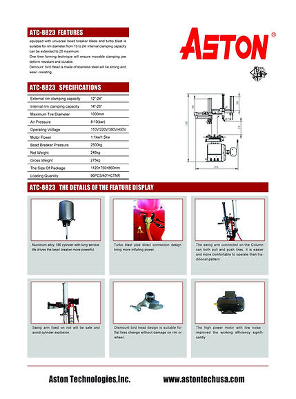 Aston® | Tire Changer 2.0HP Stronger Motor & Wheel Balancer Combo 1560-3022