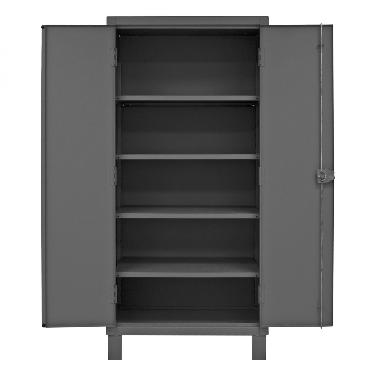 Extra Heavy Duty Cabinet, 12 Gauge, 4 Shelves, 36 x 24 x 78