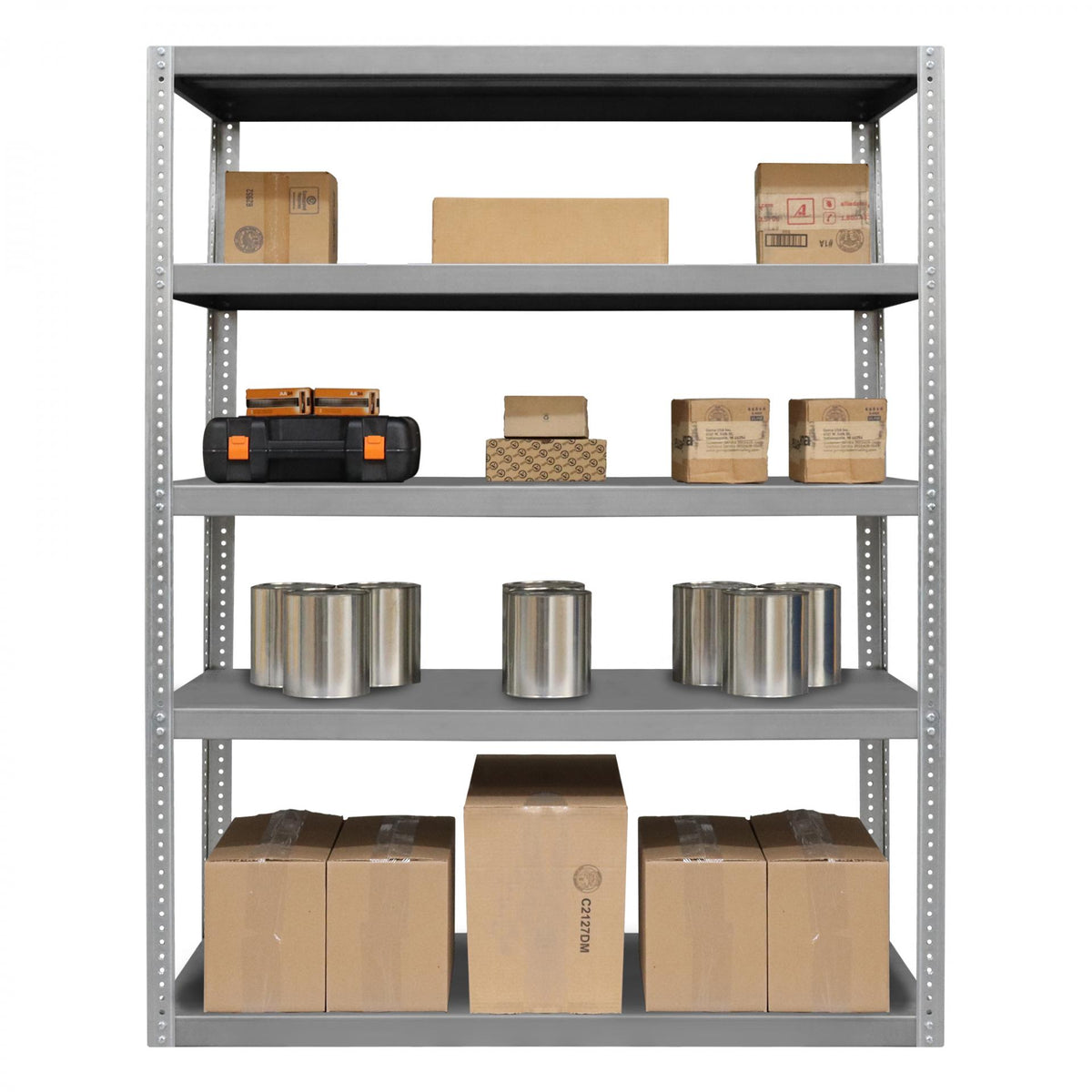 Heavy Duty Shelving, 5 Shelves, 60 x 24 x 72