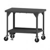 Durham Heavy Duty Mobile Workbench with Floor Lock, 72 x 36 (HDWBMFL-3672-6PH-95)