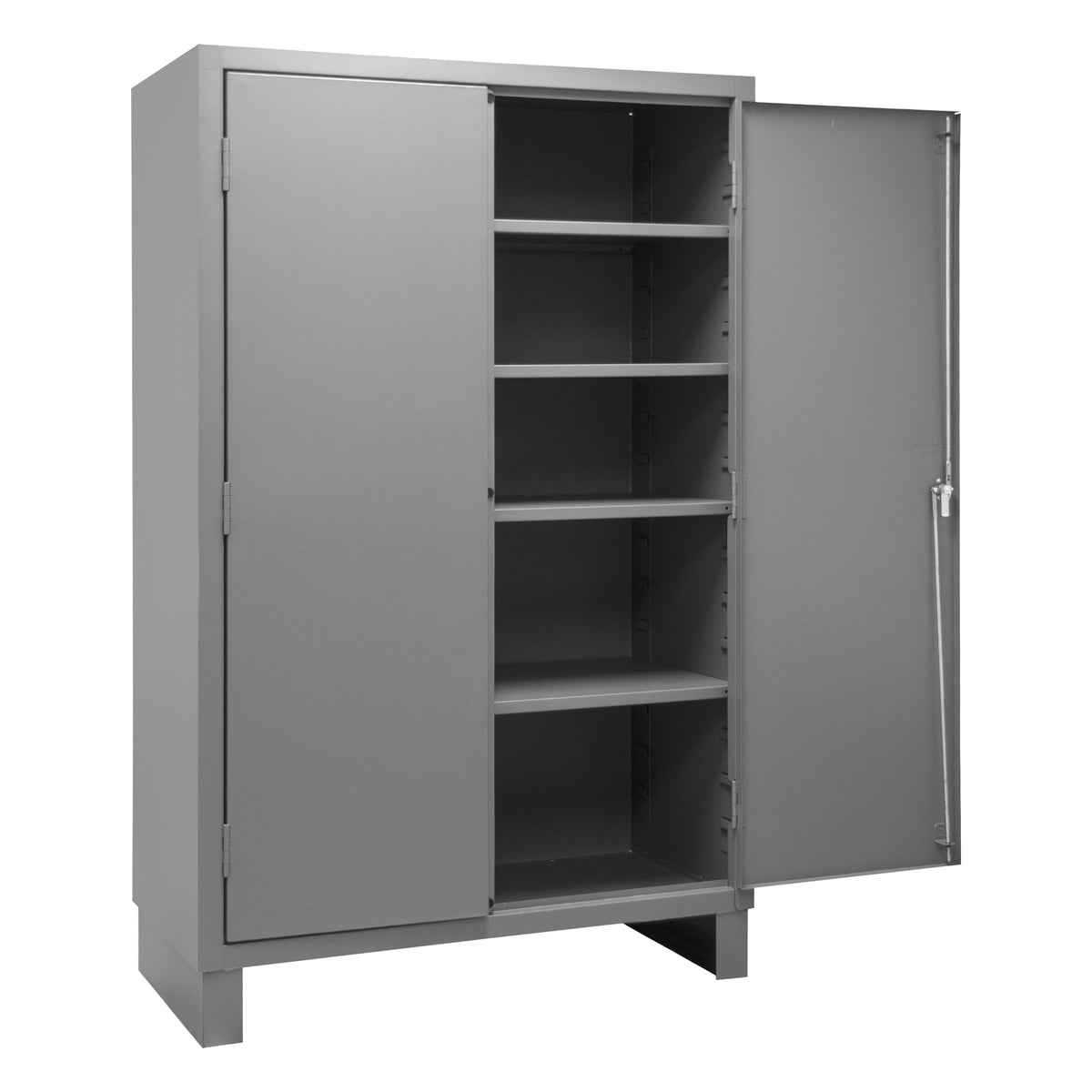 Cabinet, 14 Gauge, 4 Shelves, Legs, 48 x 24 x 78