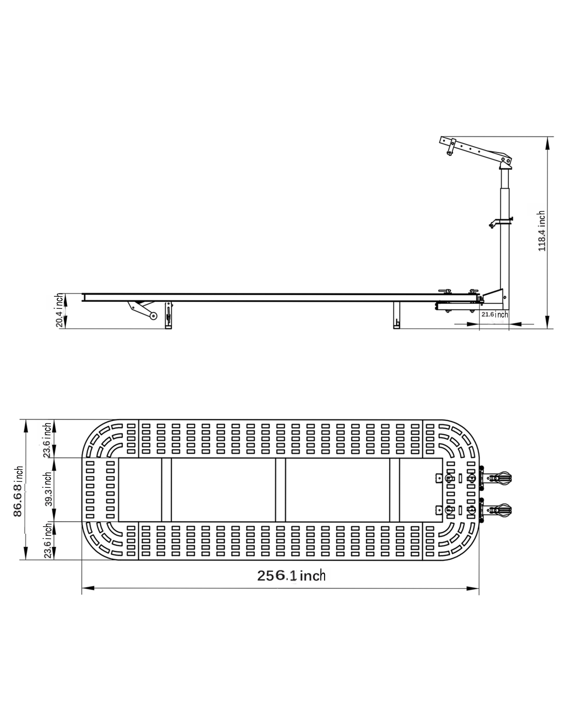 Katool KT-299U 20 Feet Long Auto Body Frame Machine with 4 Towers