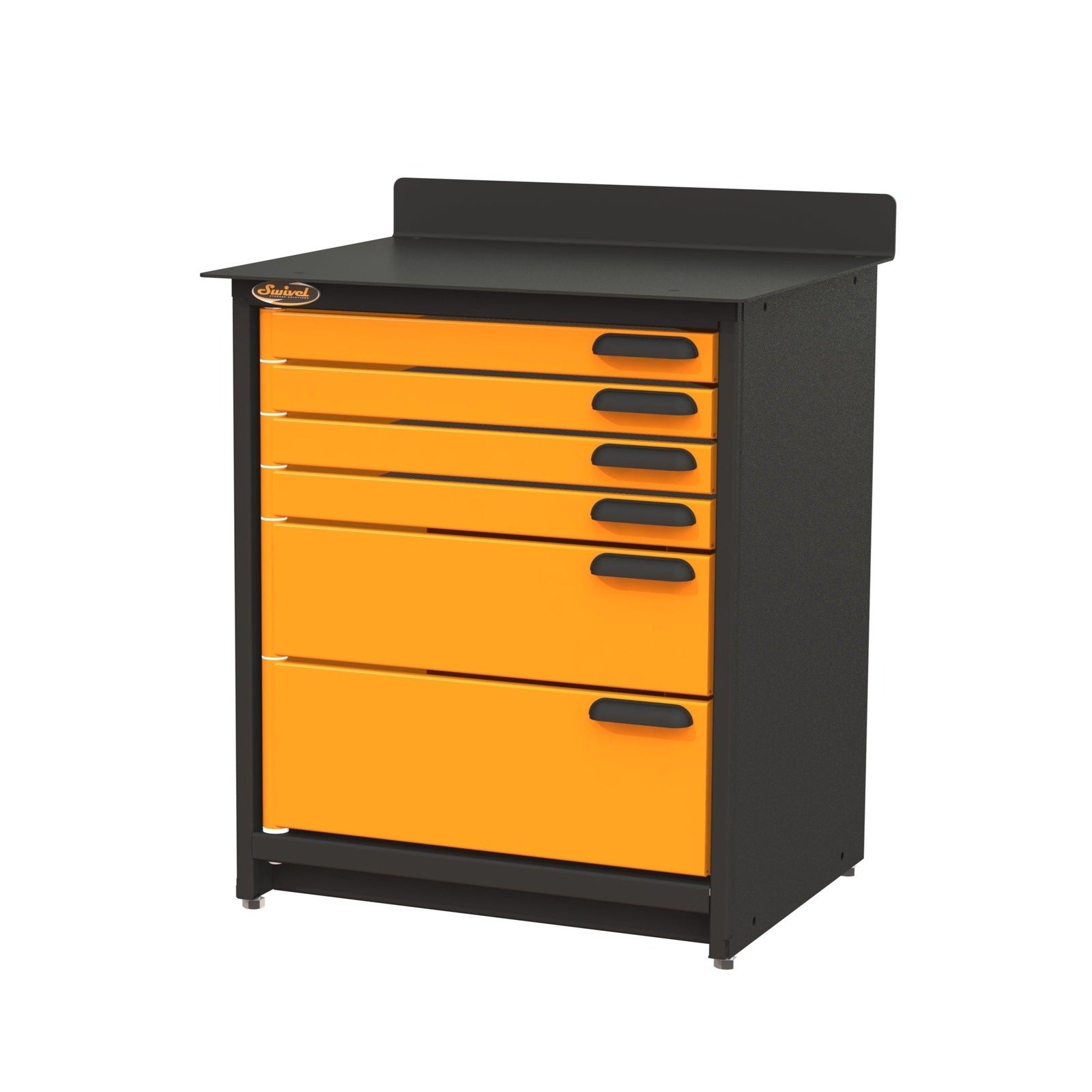 Swivel | 6-Drawer Inline Base Storage Unit